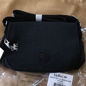 Kipling Haven crossbody bag Web Black